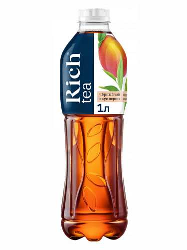 Рич Черный чай со вкусом персика оптом в Новосибирске